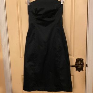 Parallel Dark Green Strapless Party Dress Size 2